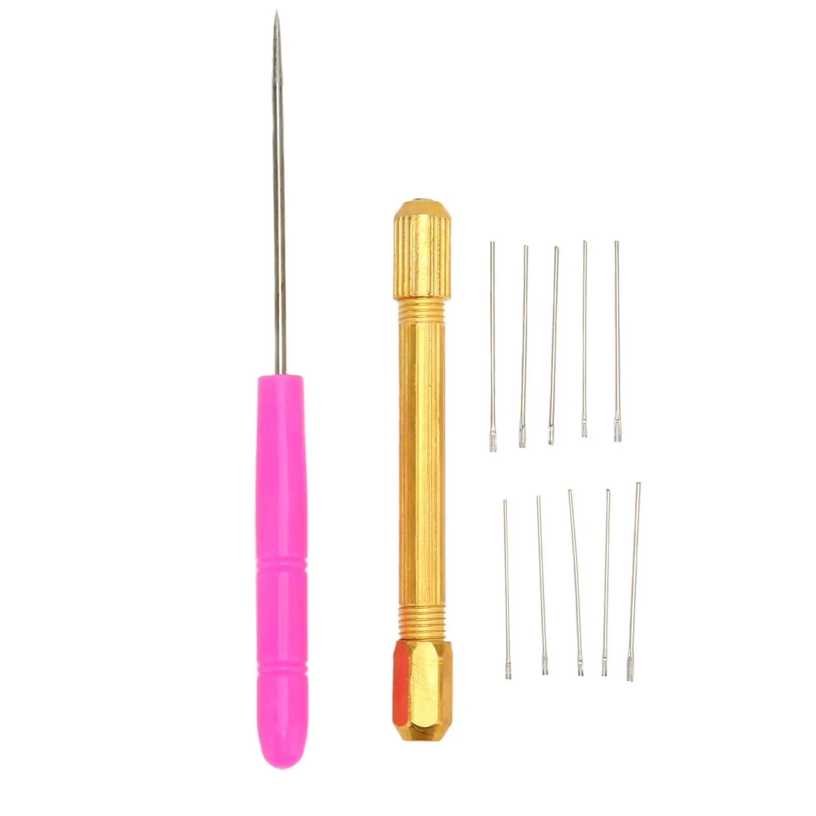 

Doll Hair Rooting Tools Set with 5pcs 0.6mm & 5pcs 0.8mm Needles | For diy Shop