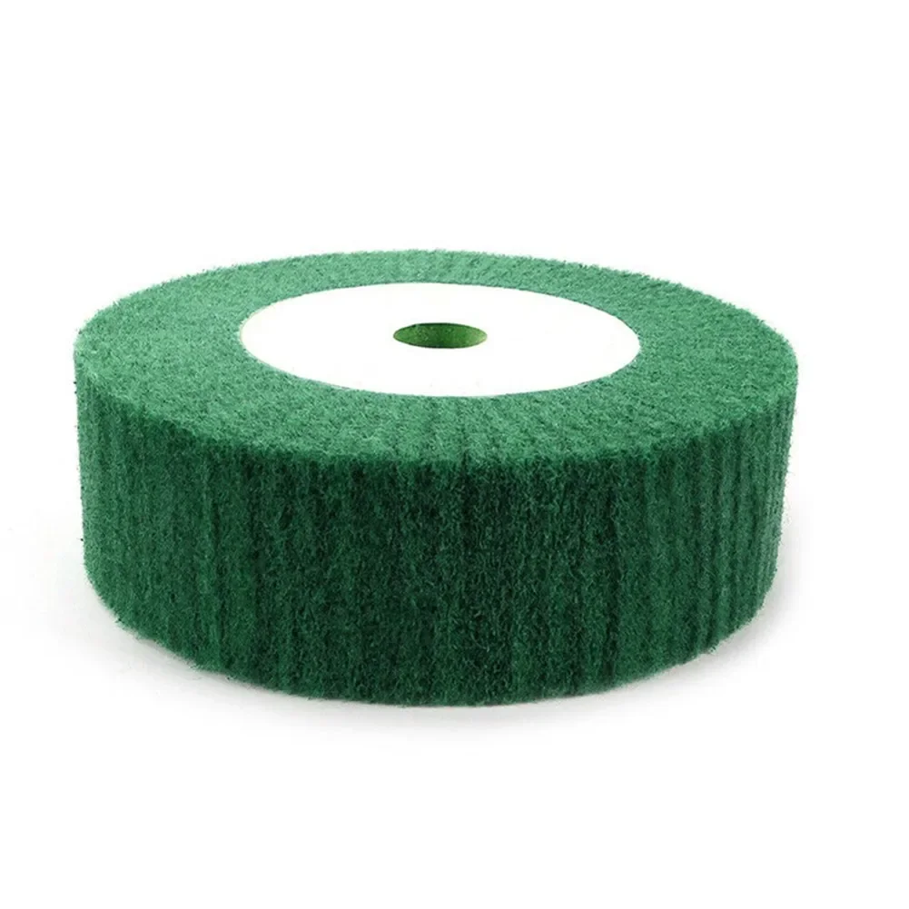 

6/8inch Nylon Fiber Flap Wheels Polishing Buffing Wheel Scouring Pad Non-Woven Abrasive Buffing Grinding Disc For Angle Grinder