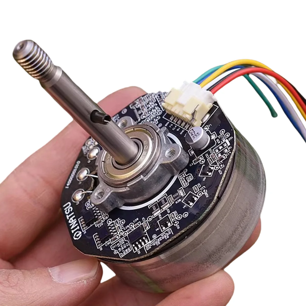 محرك مروحة مزدوج لتنقية الهواء بدون فرش DC24V 2000 دورة في الدقيقة عزم دوران عالي صامت #5