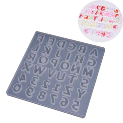 Alphabet Epoxy Resin Molds English Alphabet Letters Silicone Mold DIY Jewelry Making CraftsTransparent Letter molds For Epoxy