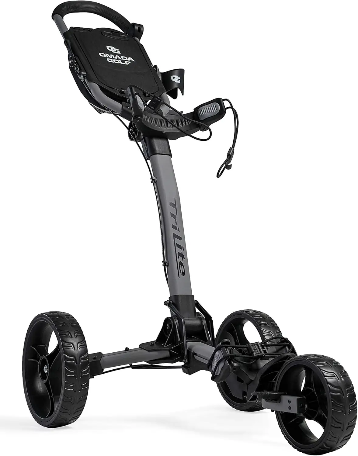 Golf Push Cart | Lightweight and Folding Golf Cart | Adjustable Golf Bag Stand