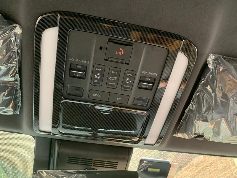 

For Toyota Alphard Vellfire 40 Series 2023 2024 ABS matte Chrome Before Interior Lights Reading Lights Trim Cover