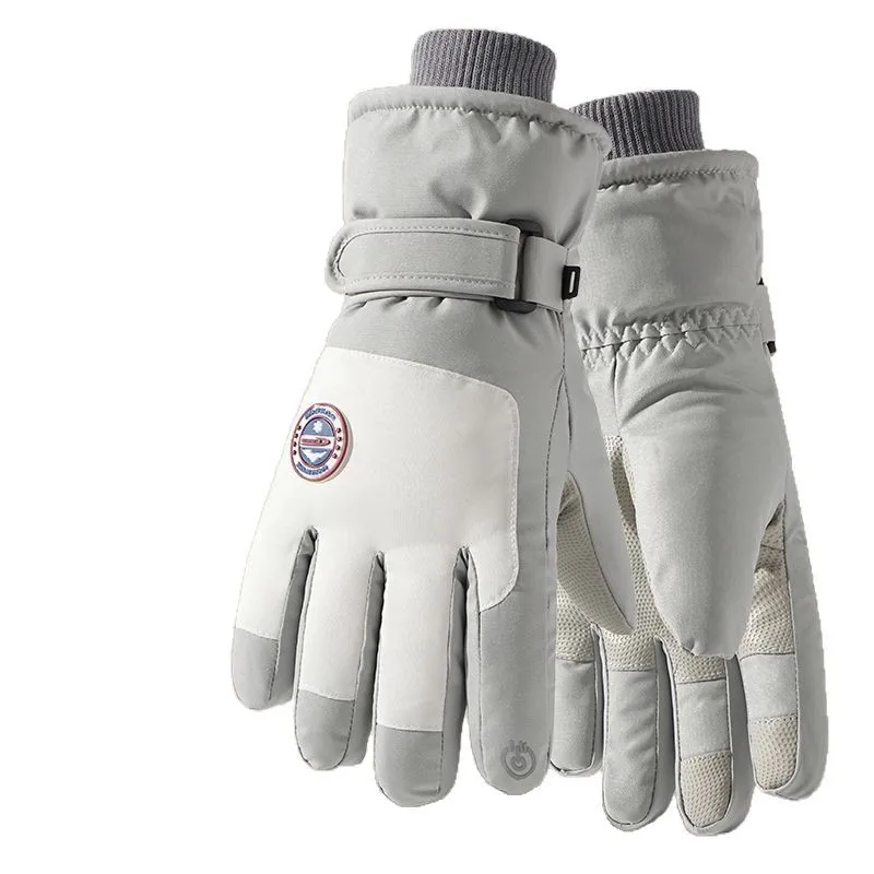 AliExpress Cold Proof Winter Ski Gloves Outdoor Padded Warm Gloves For Riding Cycling Non-slip Waterproof Touch Screen Gloves For Men Women