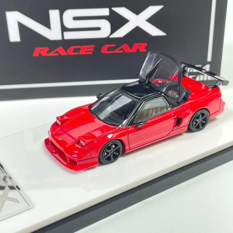 modele-de-voiture-en-alliage-a-l'echelle-1-64-voiture-de-course-honda-flip-the-lamp-sports-car-nsx-modele-de-voiture-en-metal-moule-sous-pression