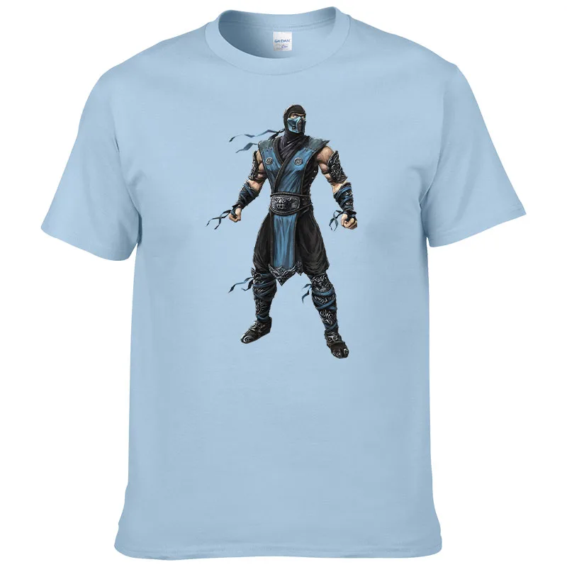 Мужская хлопковая футболка с коротким рукавом, с принтом