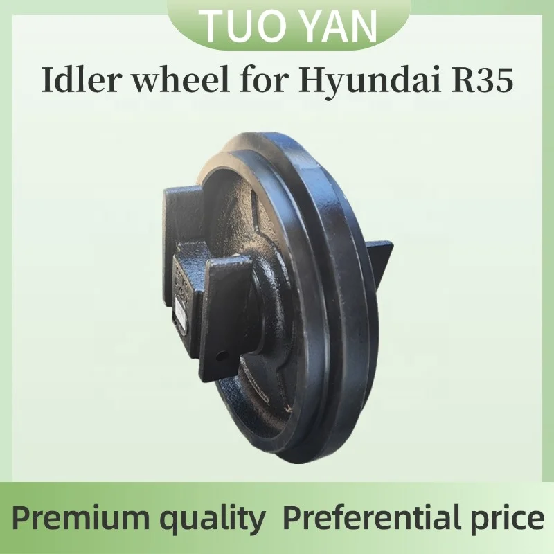 Ready Stock Mini Excavator Parts Idler Wheel for  35 Track Mini Digger Parts R35 Guide Wheel