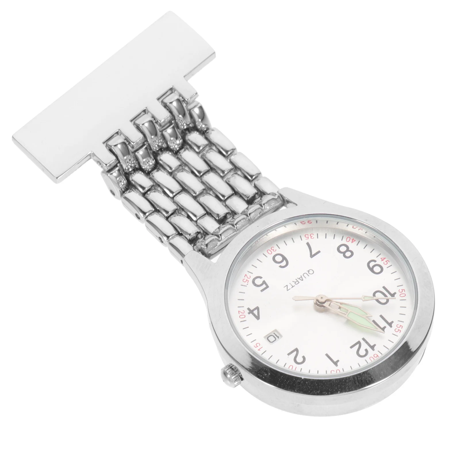 ساعة الصدر ذات العرض الرقمي للممرضات، ساعة الجيب المحمولة LED، سبيكة متينة معلقة للممرضات، مستشفى الساعة #3