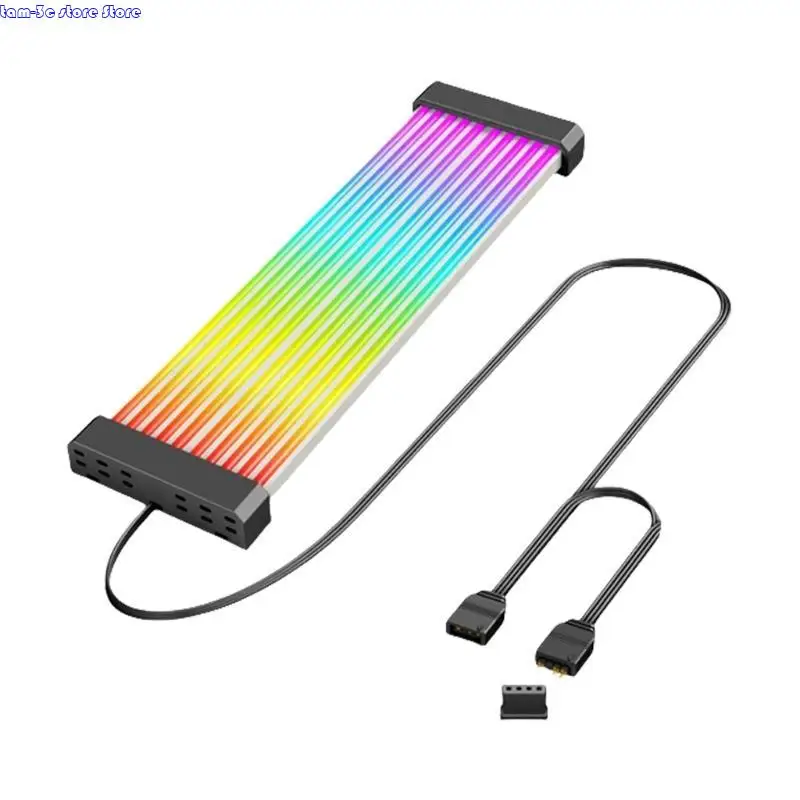 D0UA SOFT SILICONE 8PIN GPU ARGB Extension Cable 5V3PIN ARGB SYNCINGIN