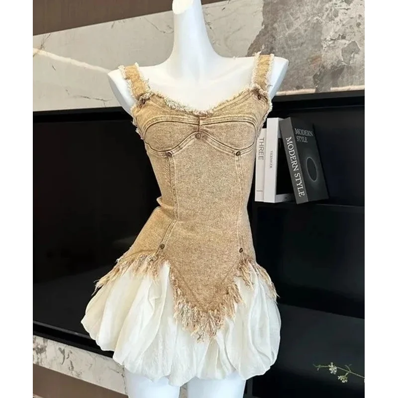 Women Bubble Mini Skirt Summer Balloon Skirt Vintage Hottie High Waist Puffy Short Skirt for Vacation Streetwear Aesthetic Cloth