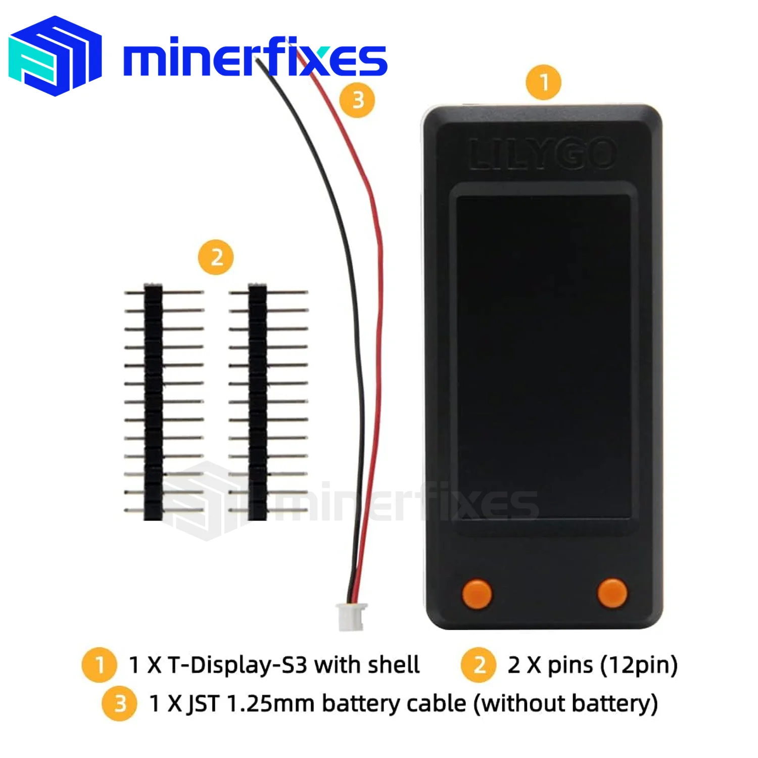 Imagem -06 - Display Lcd com Shell para Bitcoin Bitcoin Mineiro V2.0 T-display-s3 Btc Bitcoin Solo