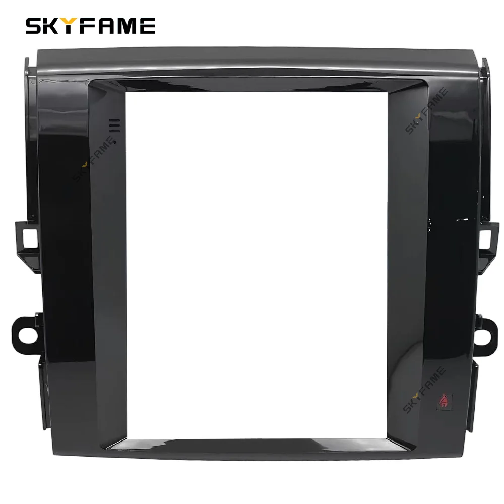 SKYFAME 9.7 Inch Car Frame Fascia Adapter Decoder Tesla Android Radio Dash Fitting Panel Kit For Toyota Reiz Mark X