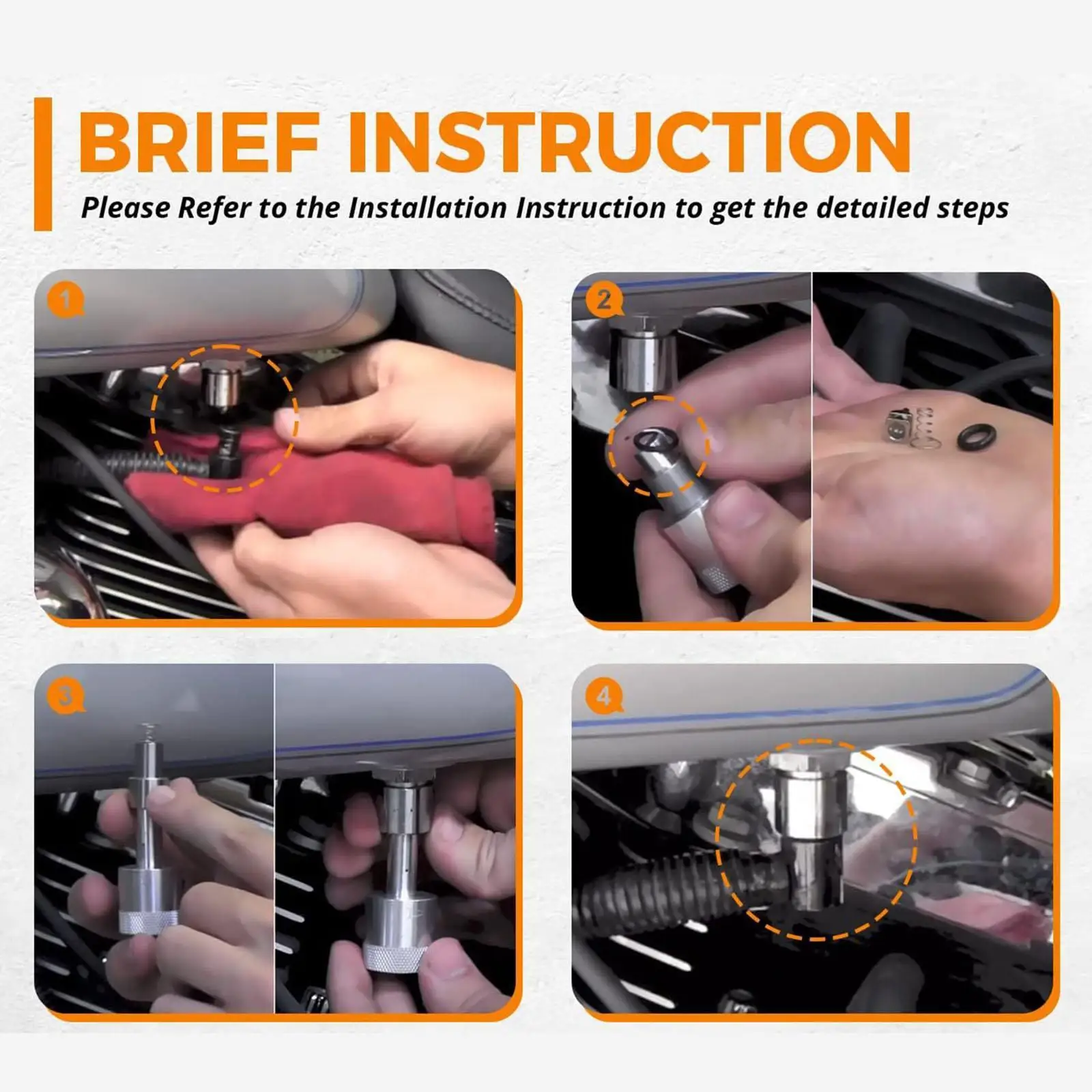 

Комплект для ремонта топливного клапана, набор для восстановления топливной системы, простая установка, прочный топливный инструмент MC400 для мотоциклов