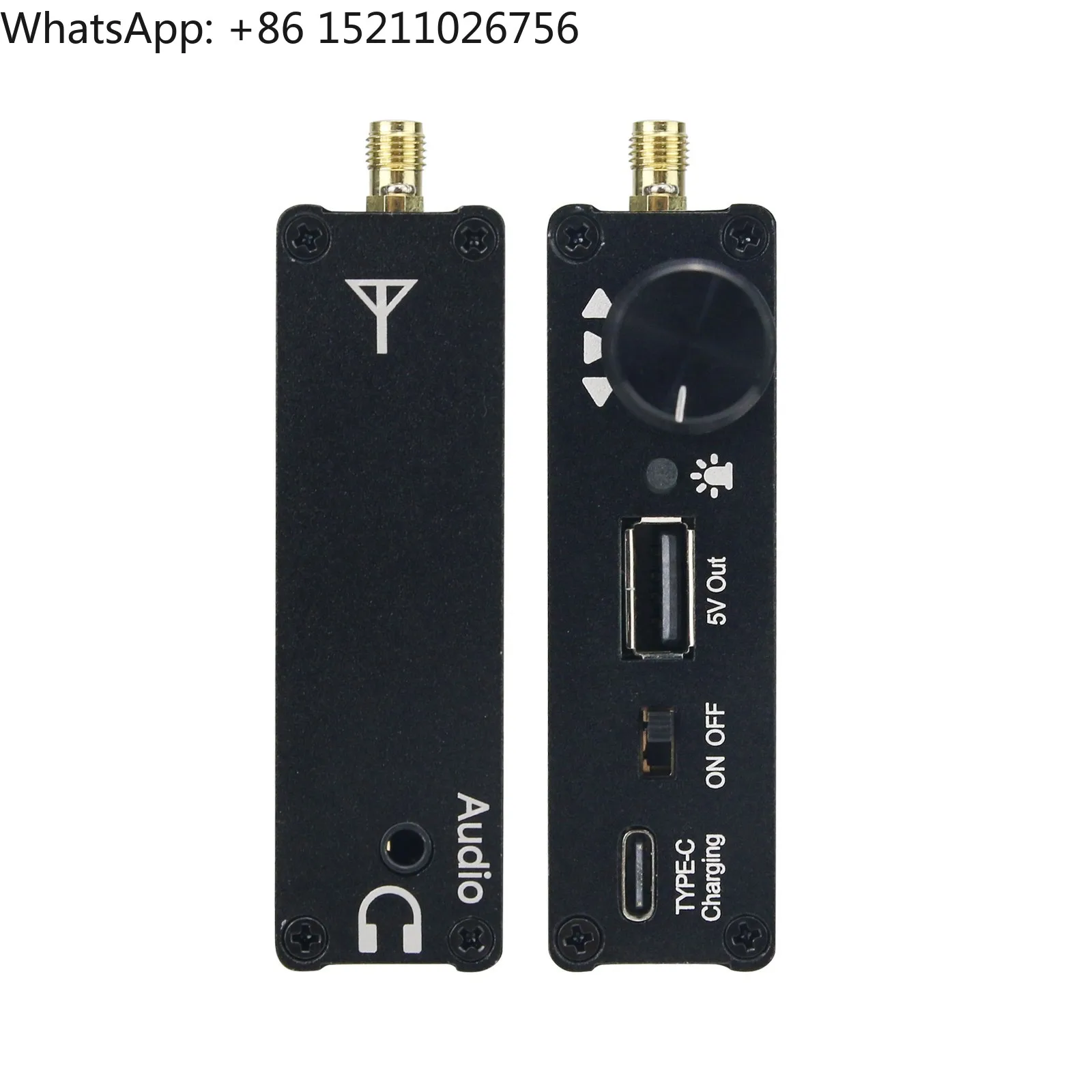 HamGeek DSP-01 Receptor de radio SDR DSP Demodulación digital CW/AM/SSB/FM/WFM con LCD IPS de 4,3"