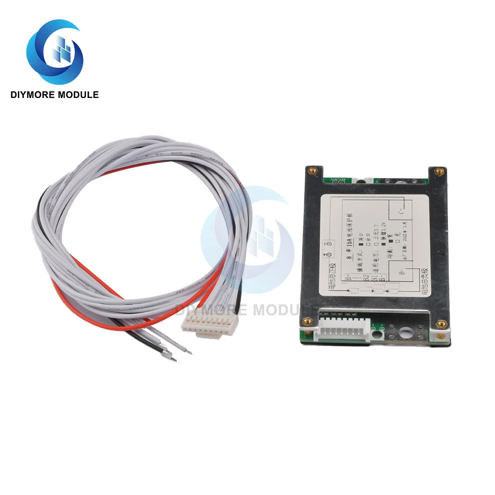 24V 8S 15A 35A 50A Lifepo4 Lithium iron phosphate Battery Protection Board Inverter W Balance Circuits 3S 4S 5S 6S 7S Cell BMS