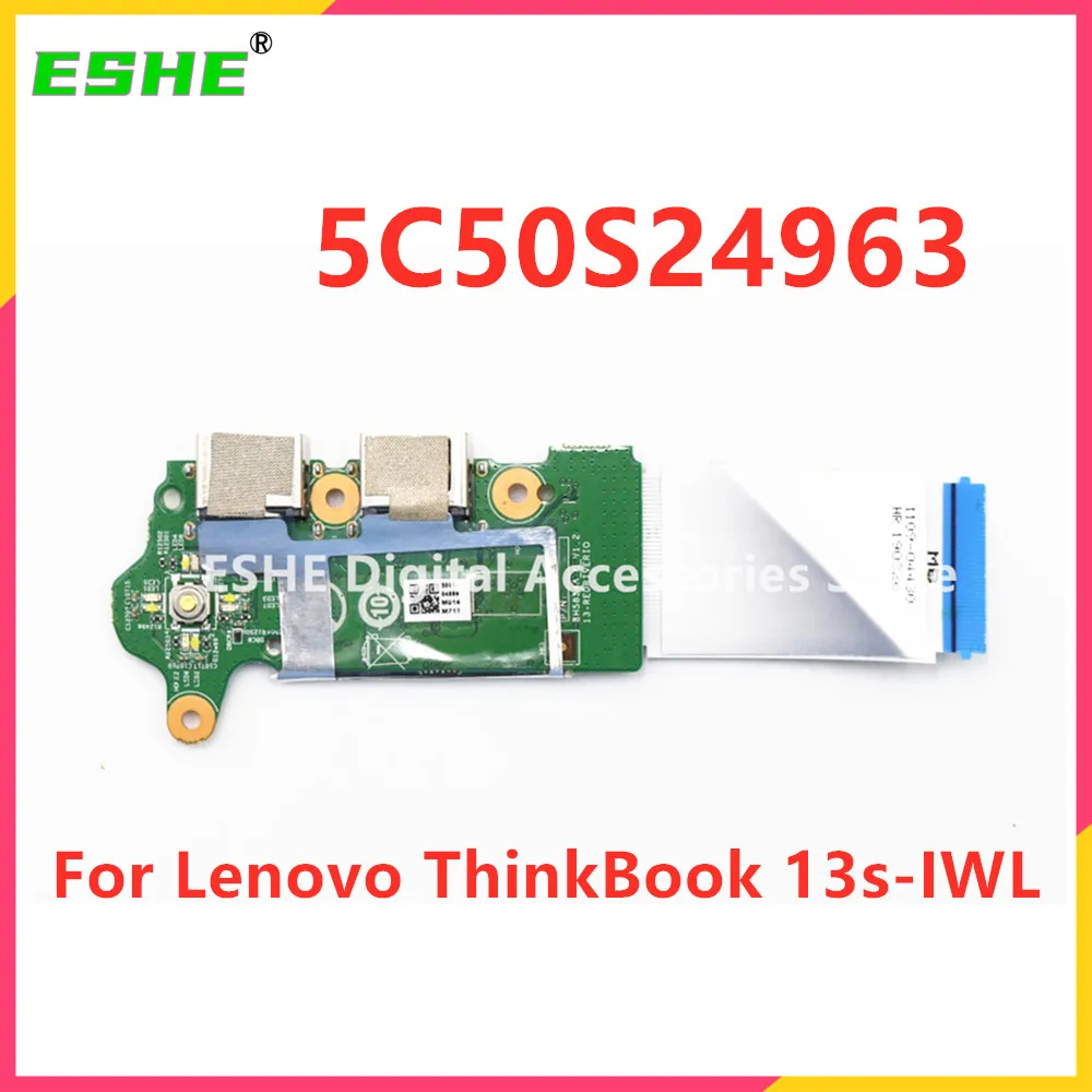 NEW Original For Lenovo ThinkBook 6 Pro-13IWL IML 13S-IWL USB port power button board With Cable 5C50S24963