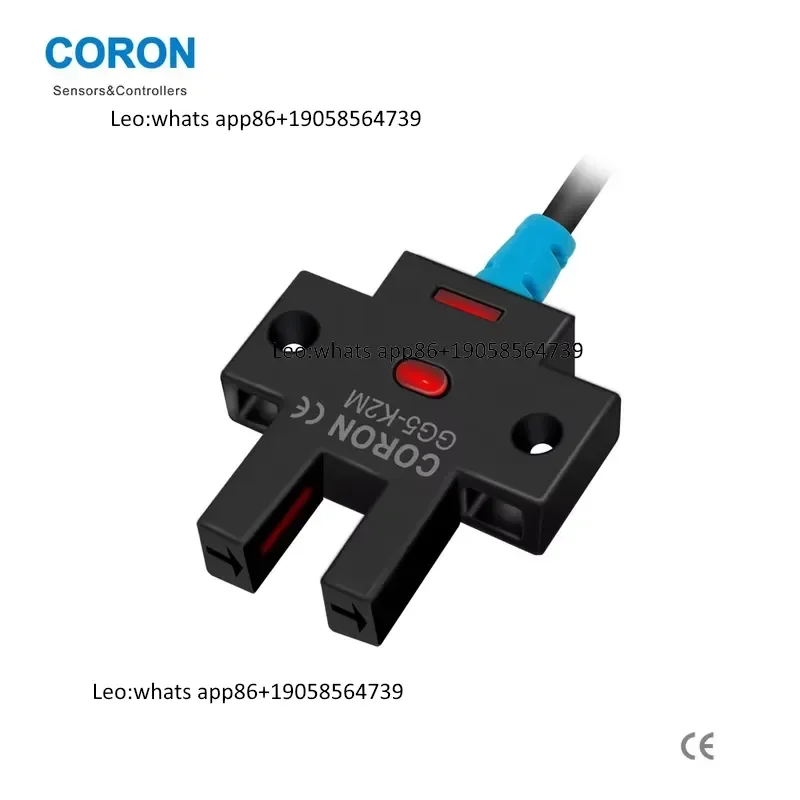 GG5-K2M-P K Type Optical Sensor Small Micro Slot PNP LED Normally Open/Closed LED Lead Cable Switch