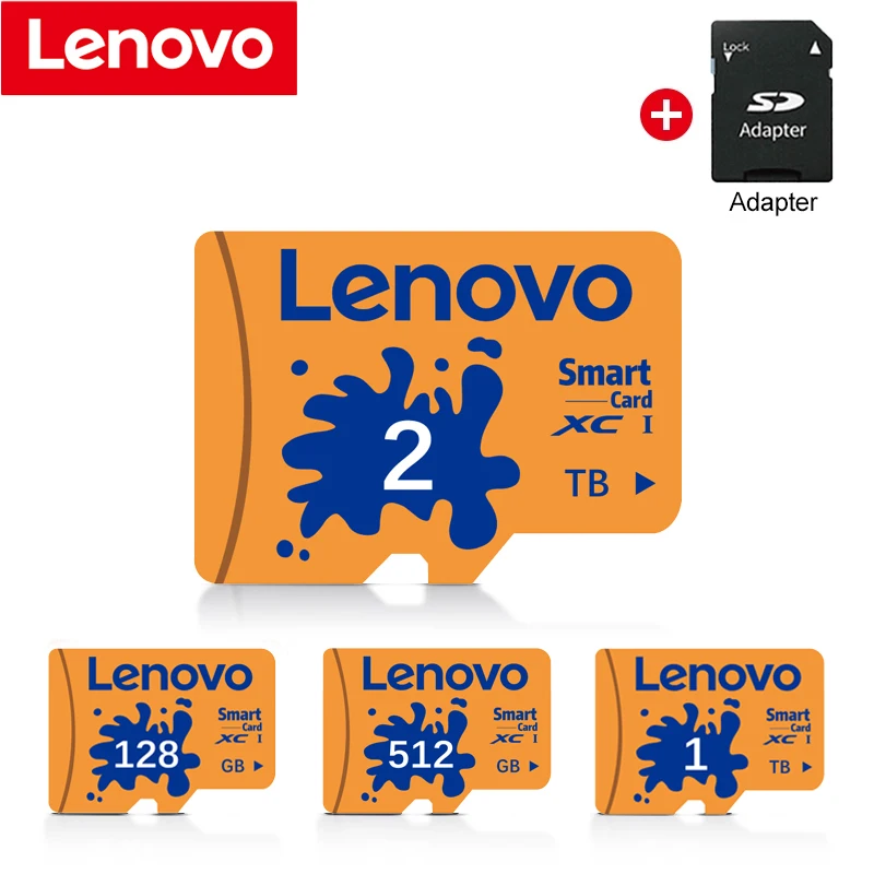 Karta pamięci Lenovo 2TB 128GB Class 10 V60 TF Card 512GB Mini SD Card Szybka karta Micro TF SD 1TB do telefonu Nintendo Switch