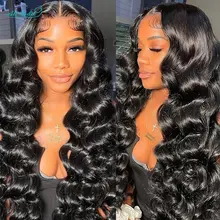 Deep Wave Lace Front Human Hair Wig #2