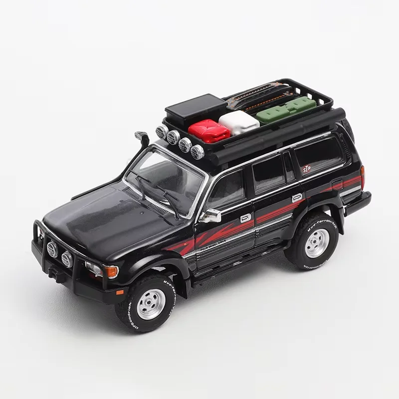 Pré-venda gcd escala 1:64 land cruiser lc80 liga simulação modelo de carro de metal ornamento lembrança exibição coleção hobby presente