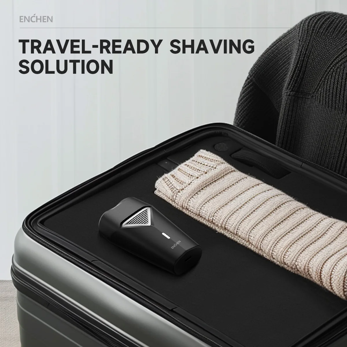 Электробритва ENCHEN K3 с двусторонними гибкими головками, зарядным портом типа C и съемной бритвенной головкой, легко чистится