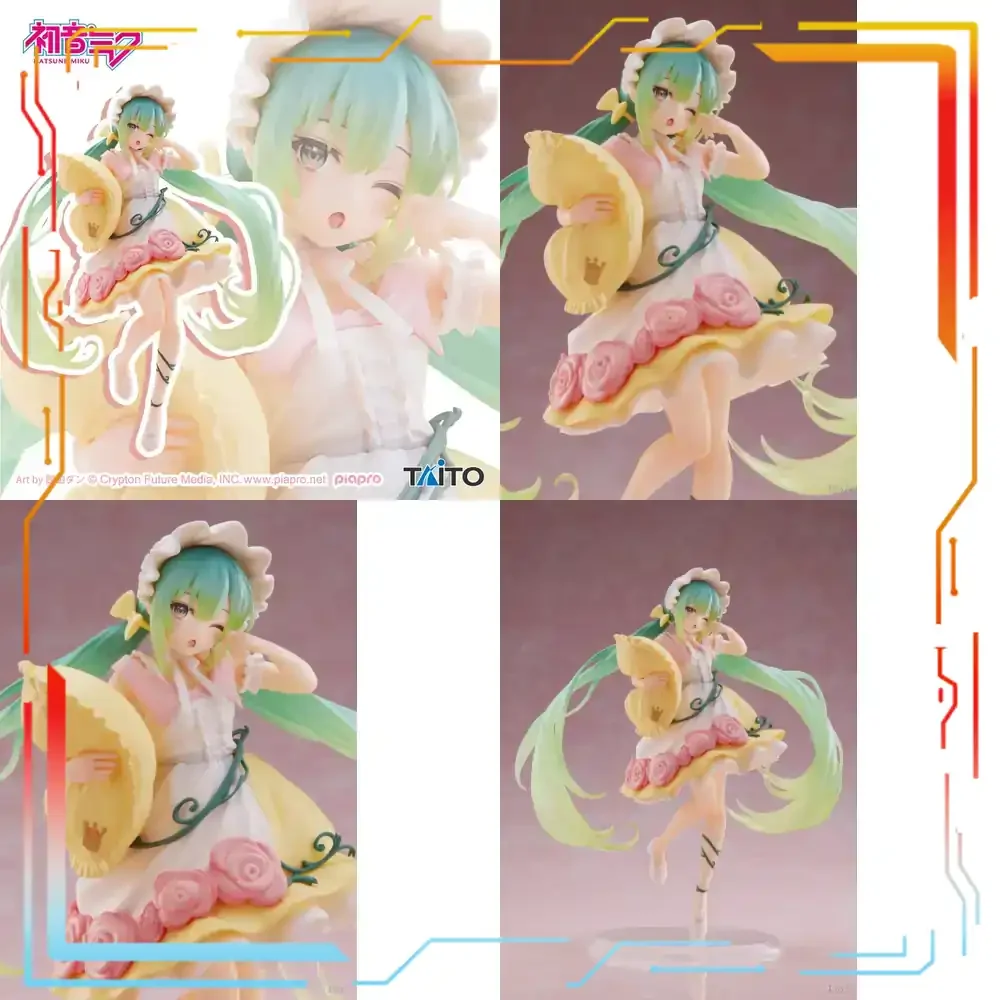 タイトー初音ミクワンダーランドシリーズピアプロ眠れる森の美女フィギュアオリジナル本物塗装済みコレクタブルスタチューh180mm