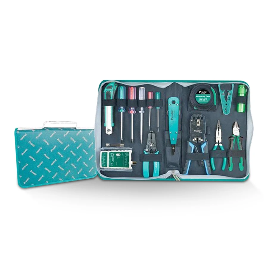 PK-4013 Network maintenance tool set Multi-functional computer maintenance set 16 pieces