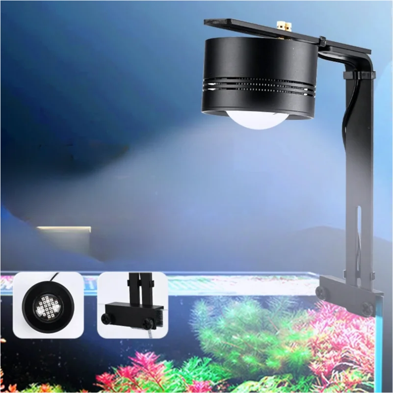 

Wholesale LED Full Spectrum Fish tank Lights Ecological Water Plant Landscaping Special Lights Alloy Clamp Lights