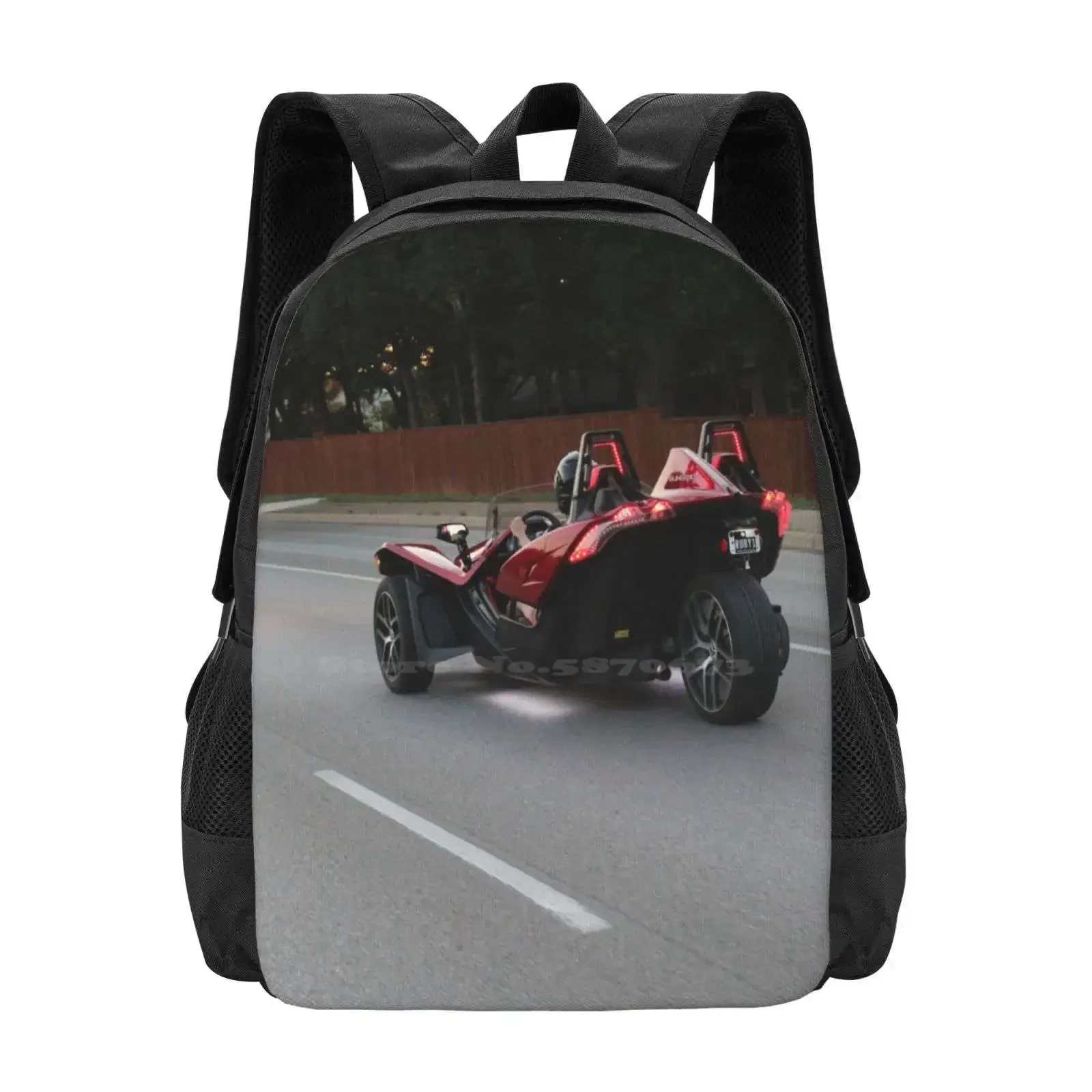 

The Slingshot Hot Sale Schoolbag Backpack Fashion Bags Slingshot Polaris 3 Wheels Epic Cars Luxury