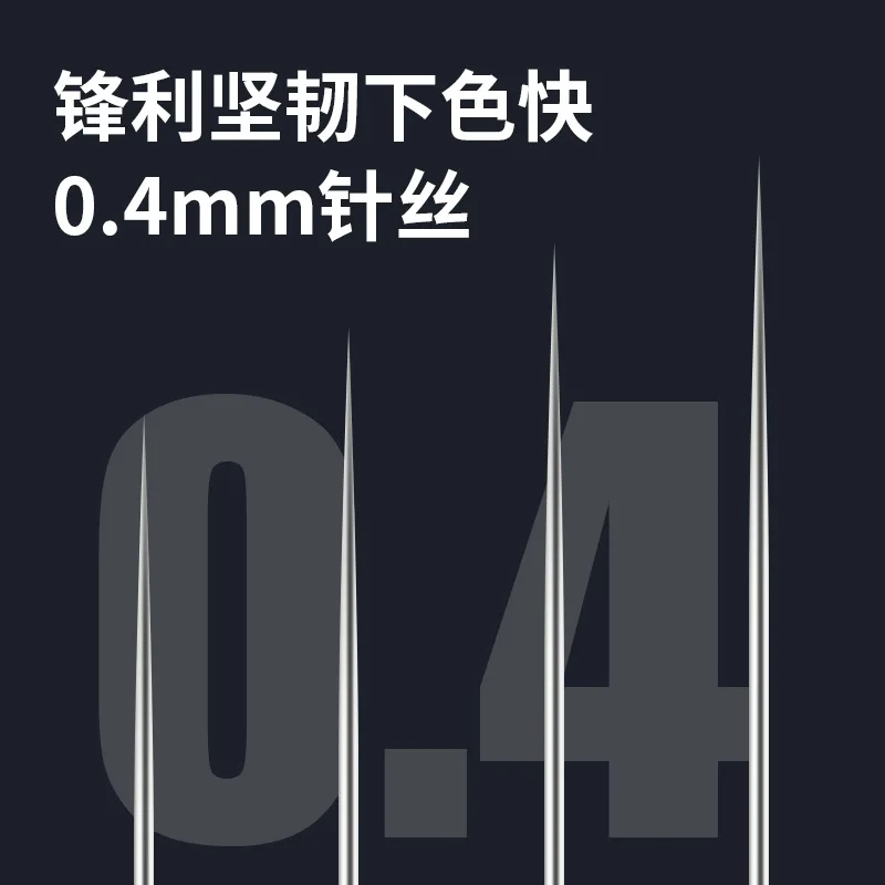 50PCS Tattoo Machine Single Needle Semi-throw Special Tool Accessories