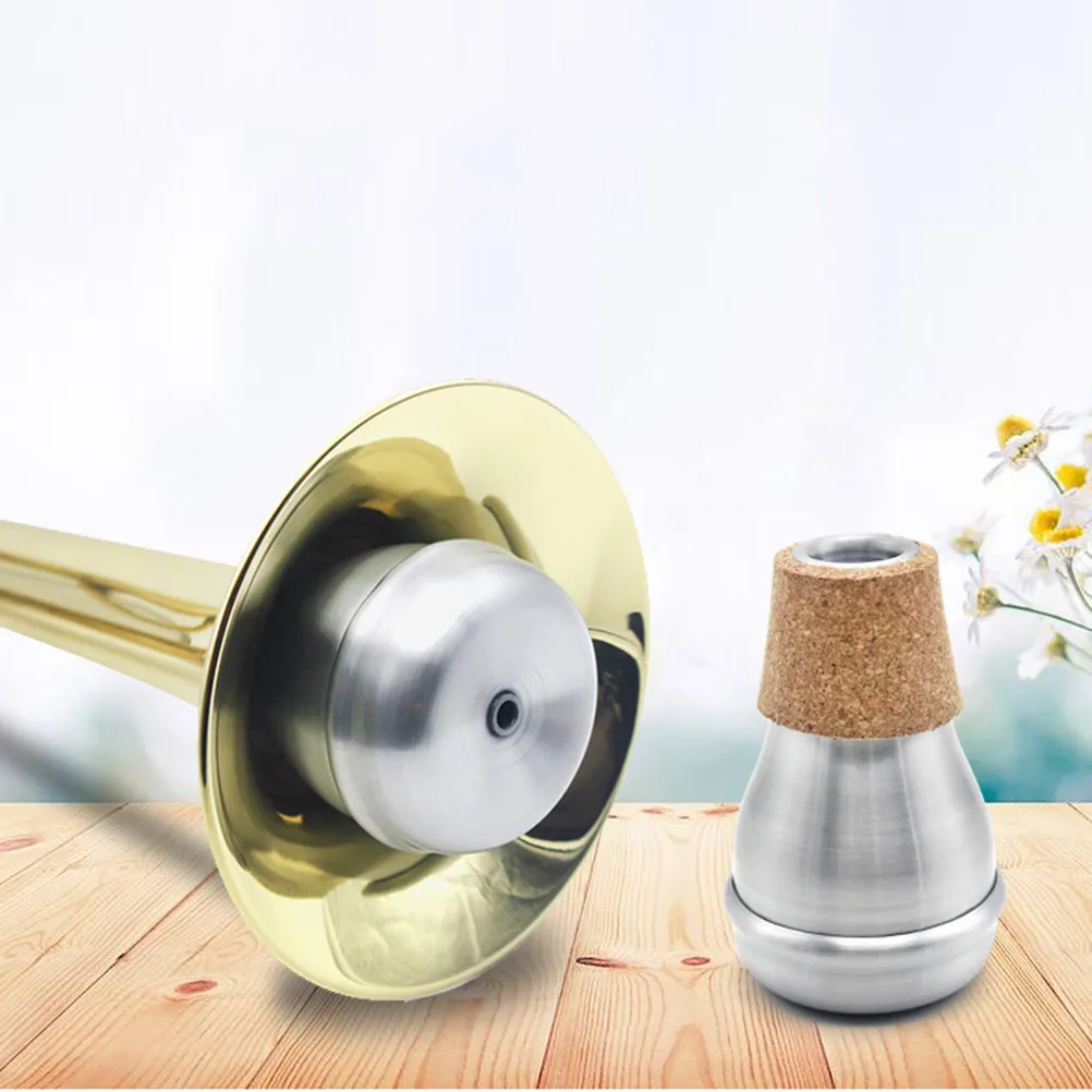 

1Pcs Trumpet Mute Professional Metal Mini Muffler Portable Suitable for All Trumpets Cup Mute Trumpet