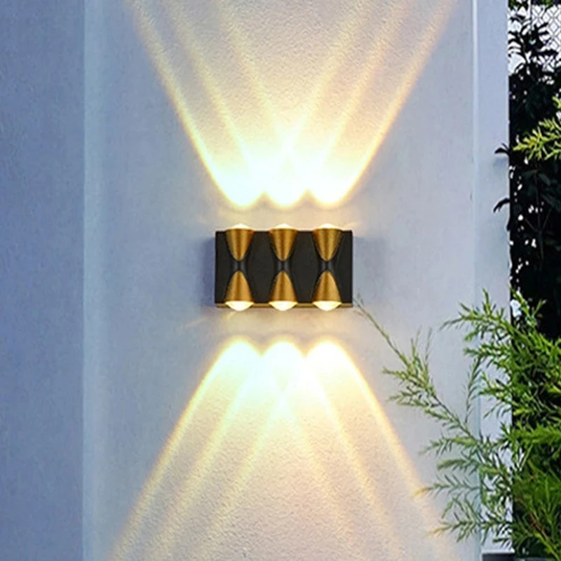 

Outdoor Waterproof Led Wall Lamp Modern Courtyard Aisle Stair Corridor Lighting Villa Hotel Living Room Bedroom Wall Lamp Bra