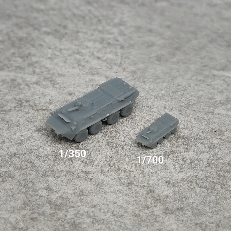 

5PCS BTR80 Step Battle Vehicle Resin Model 1/350 Or 1/700 Tank Battle Vehicle Miniature Model TK615