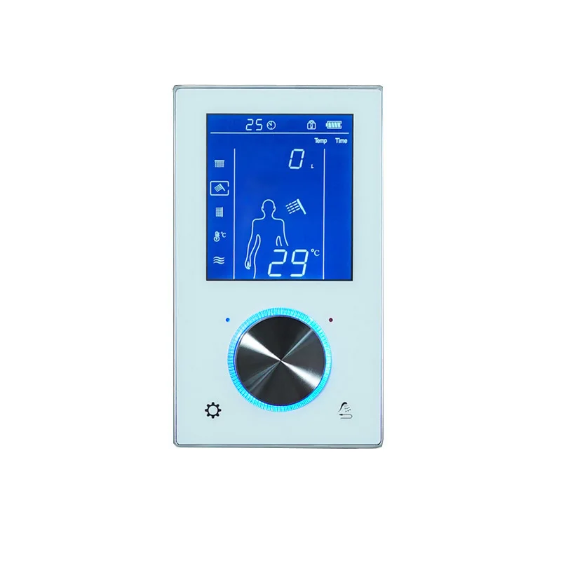 

Светодиодный многофункциональный скрытый красочный светильник с постоянной температурой и сенсорным верхним распылением, ручной душевой набор