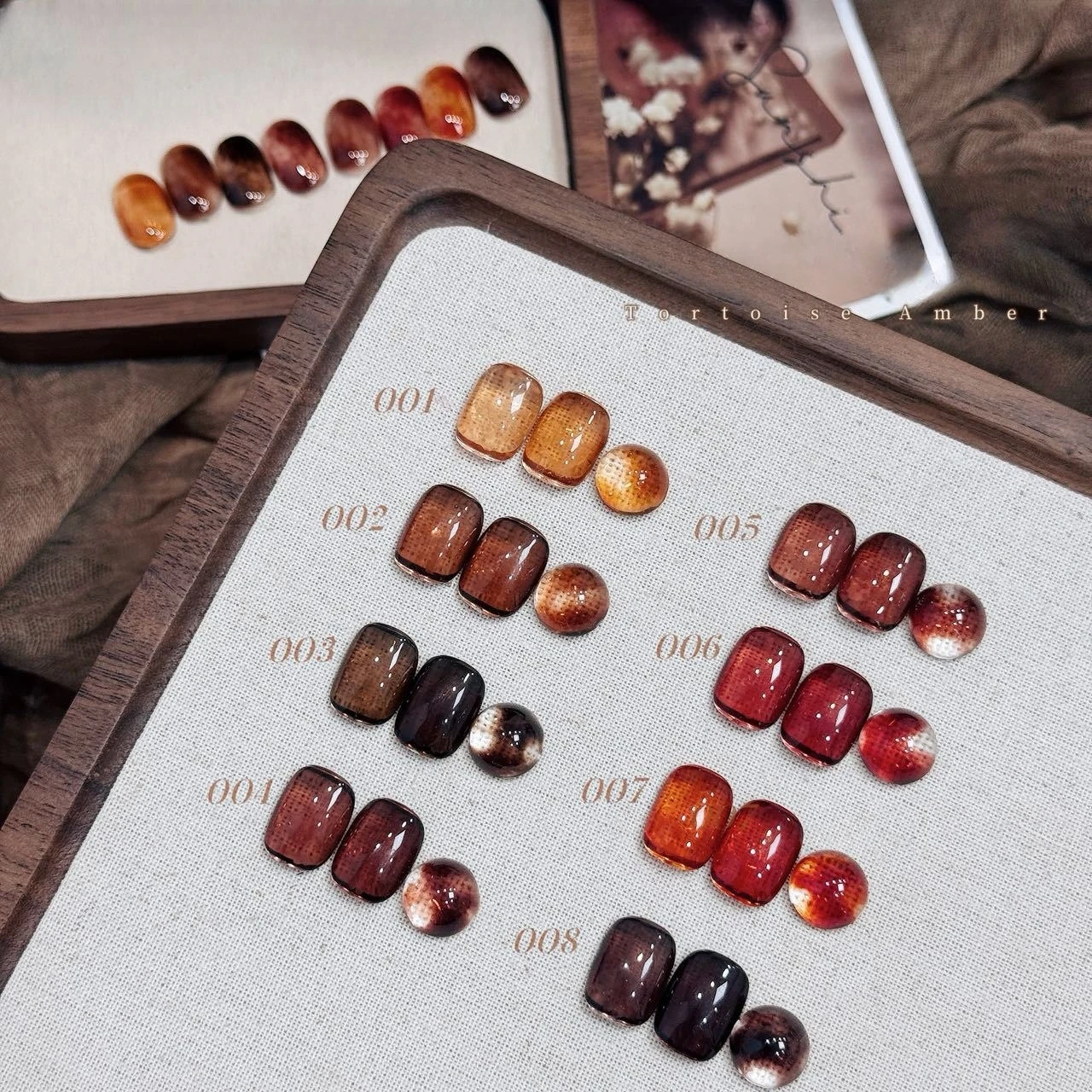 

8Colors 15ml Translucent Jelly Amber Gel Nail Polish Nude Brown Varnish Semi Permanent UV LED Nail Art Vernis for Manicure