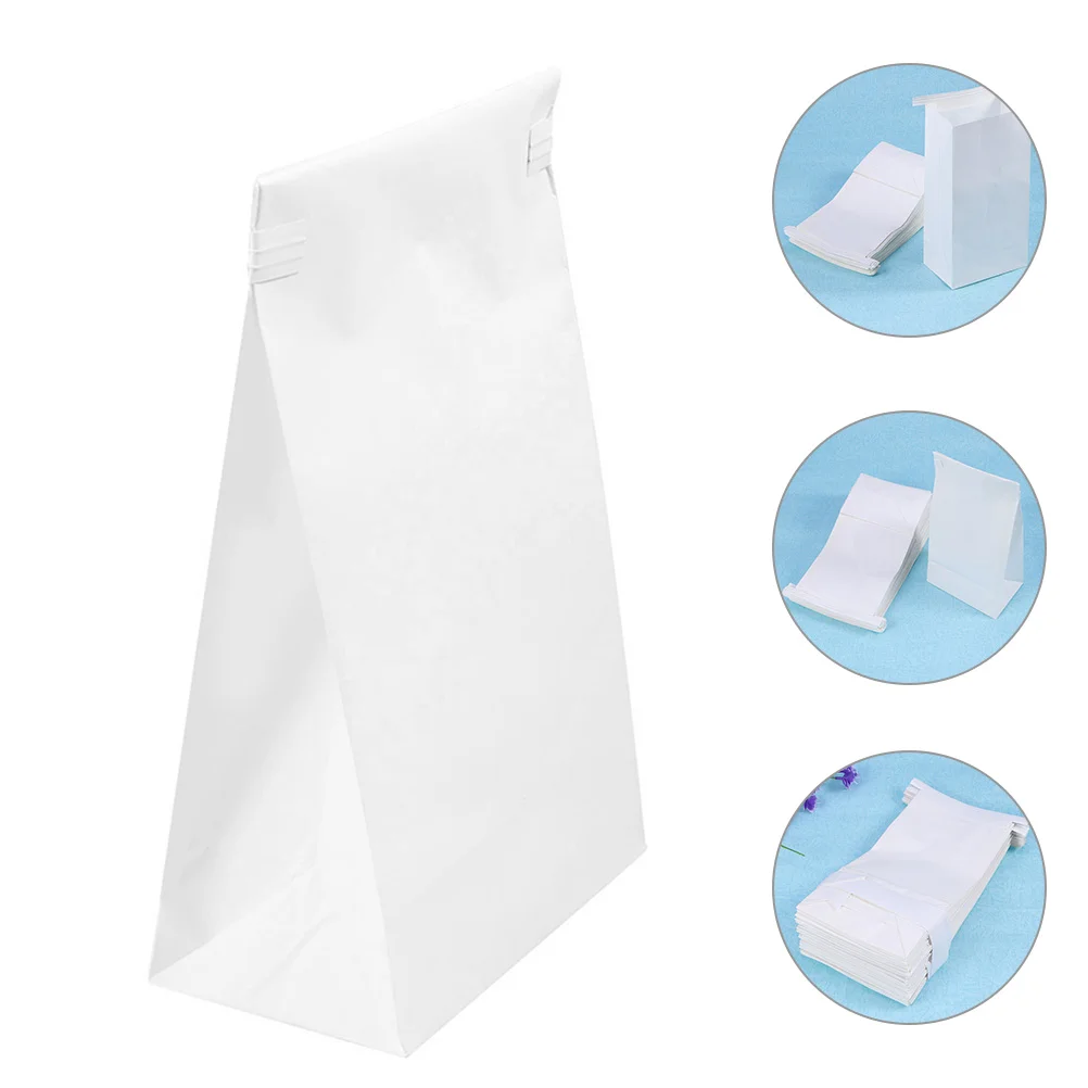 100 Pcs Travel Barf Bag Airplane Cleaning Car Trash Simple Emesis Bags Vomit for Portable Outdoor Paper