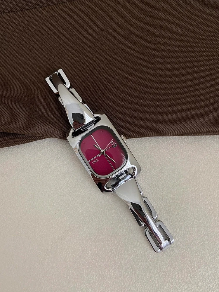 Reloj Mujer Exquisite woman watches - Rare Vintage Unique Stainless Steel Watch 시계 oupinke 여성용