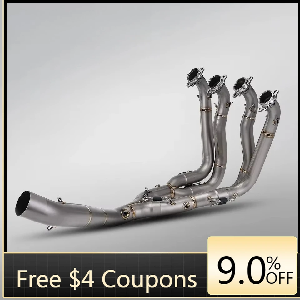 

STLF 2010-2018 S1000RR Exhaust System Full Titanium Alloy with Carbon Fiber Material New Condition Front-End Modification