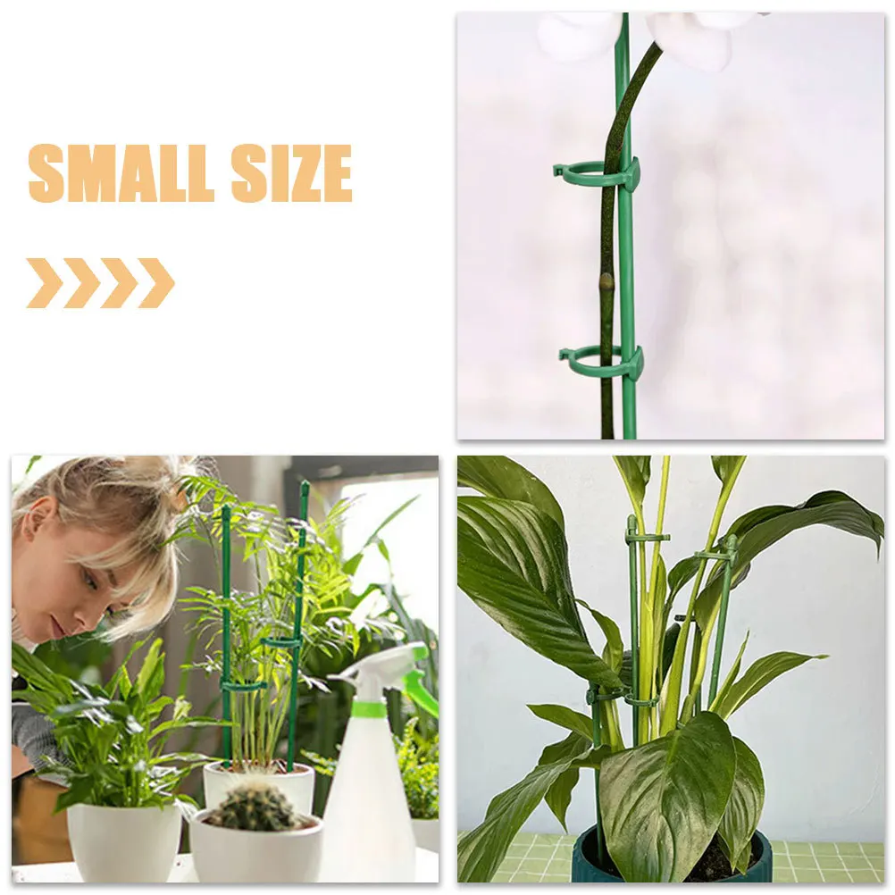 

12Sets Plant Support Stakes Sturdy Single Stem Plant Stakes for Garden Flower Orchid Rose Supports Gardening Supplies