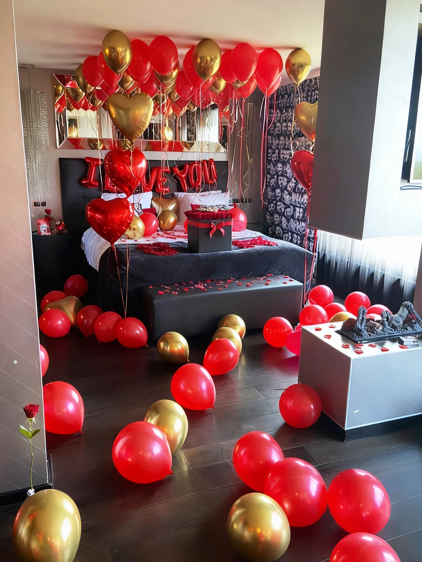 Valentine's Day balloon Set Is Suitable for Valentine's Day, Anniversaries, Marriage Proposals, and Romantic Decorations - view 5