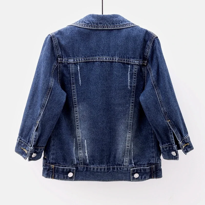 Frühling Sommer Dünne Ausgefranste Tasche Hülse Mit Drei Vierteln Denim Jacke Frauen Dünne Kurze Cowboy Oberbekleidung Vintage Jeans Jacke Weibliche