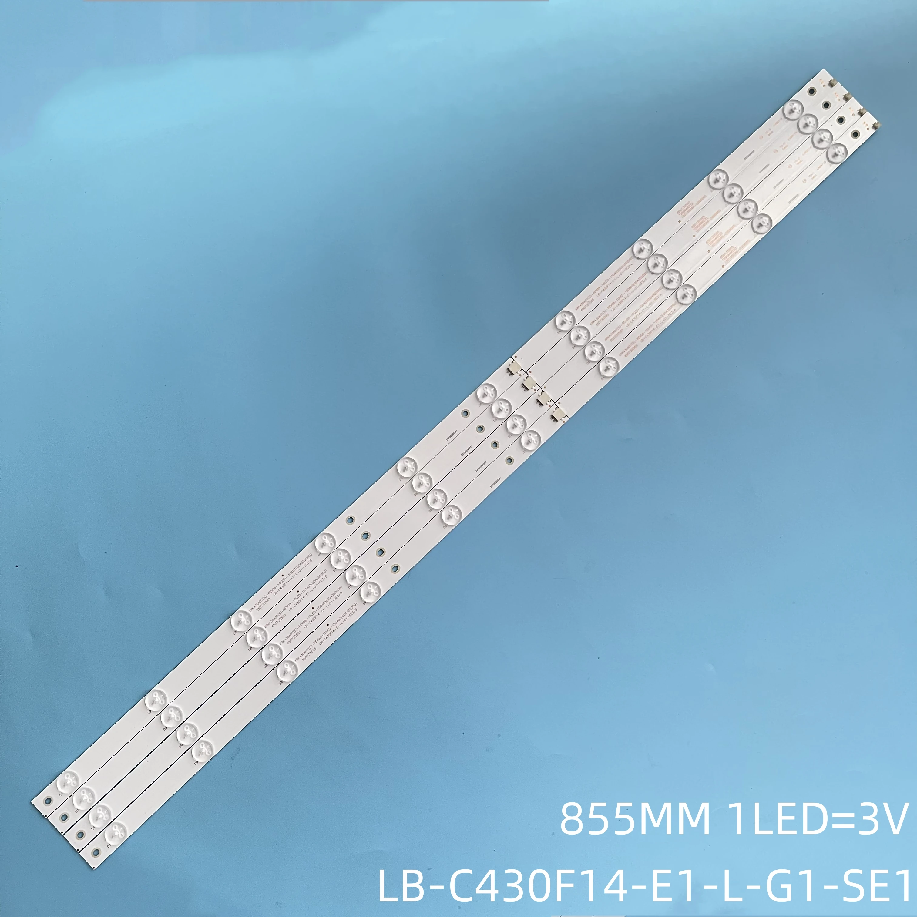 LED TV backlight  LB-C430F14-E1-L-G1-SE3 SE2 for dexp f43b7200c Hitachi le43a509 le43a69 BBK 43lem-1015/ft2c 43LEM1018/FT2C