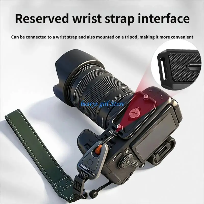 

C7AB Aluminum Arca Compatible Quick Release Plate 38mm Wide For Camera Tripod Heads Lightweight And Durability
