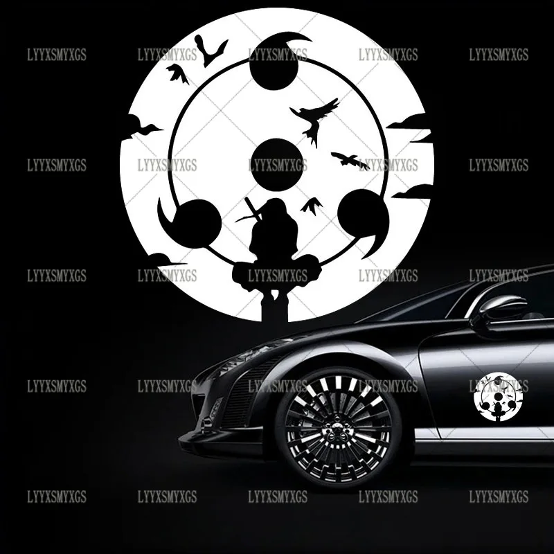 

Self-Adhesive Custom Sharingan Logo Car Stickers Waterproof Sunscreen Vinyl Decal PVC wholesale Car Accessories