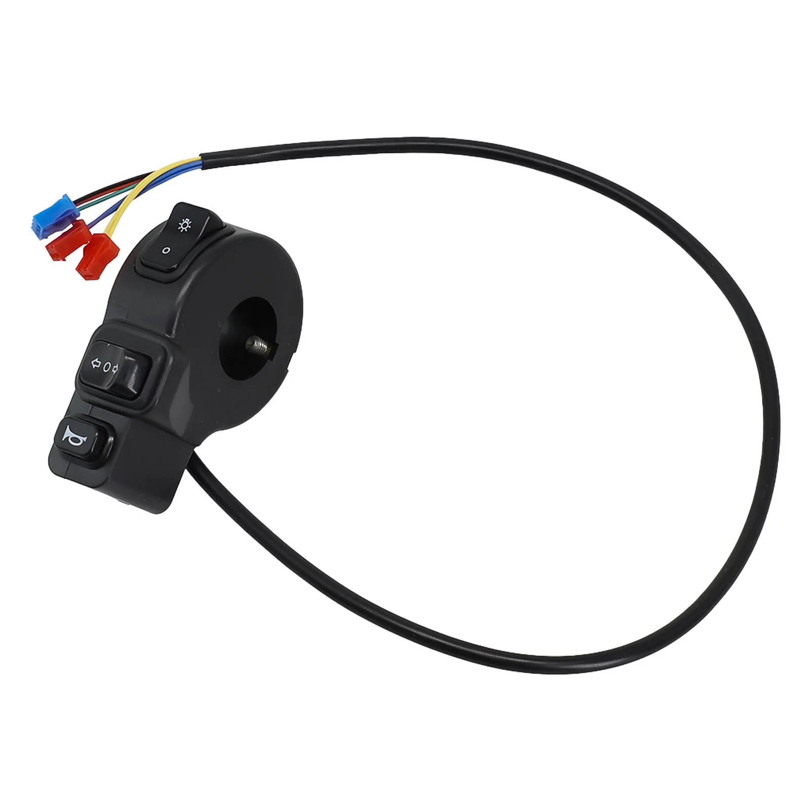 1pc Handlebar Switch Parts Horn Headlight Steering Three-in-1 For Electric Scooter TwistE-Bike With 7/8 Inch 22MM Application