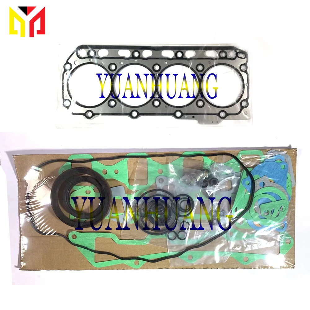 

4TNV86 Engine Full Gasket Kit Overhual Set For Yanmar Excavator Tractor Diesel Cylinder Head