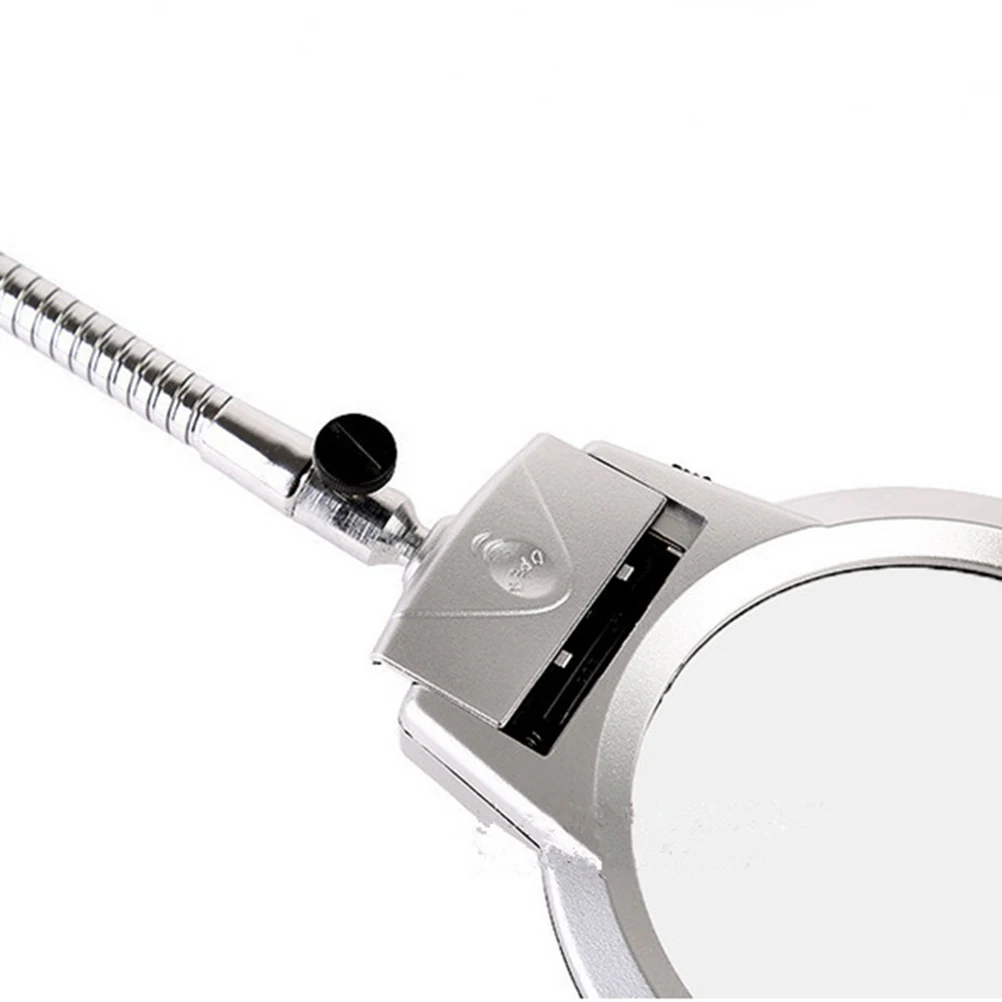 

Led Magnifying Glass Lamp With Clip Gooseneck Light For Reading Study Sewing Book Repair Work Home Office Light