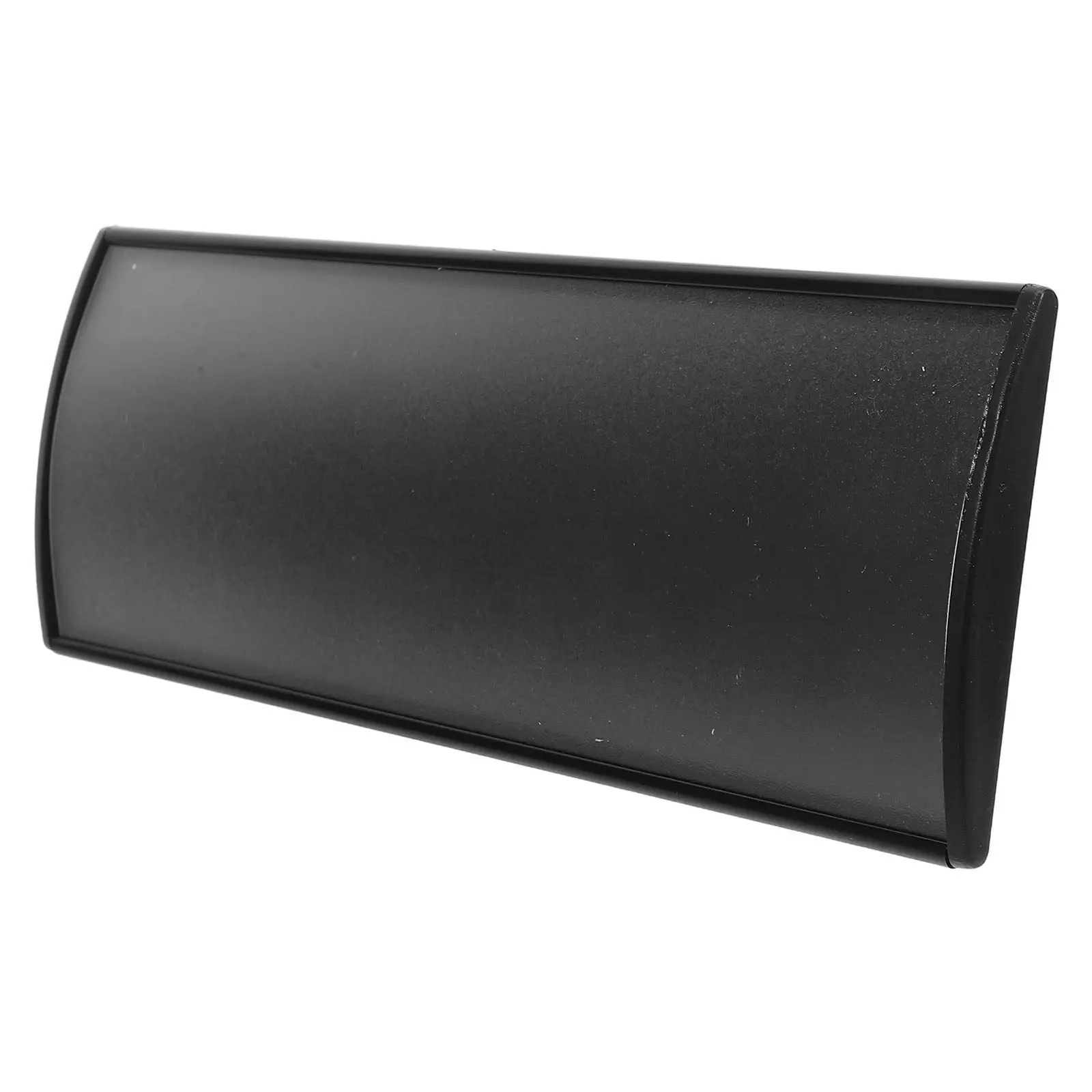Fade Resistant Curved Aluminum Alloy Office Door Sign Plate Blank Self Adhesive Department Plaque for Hospital School Conference