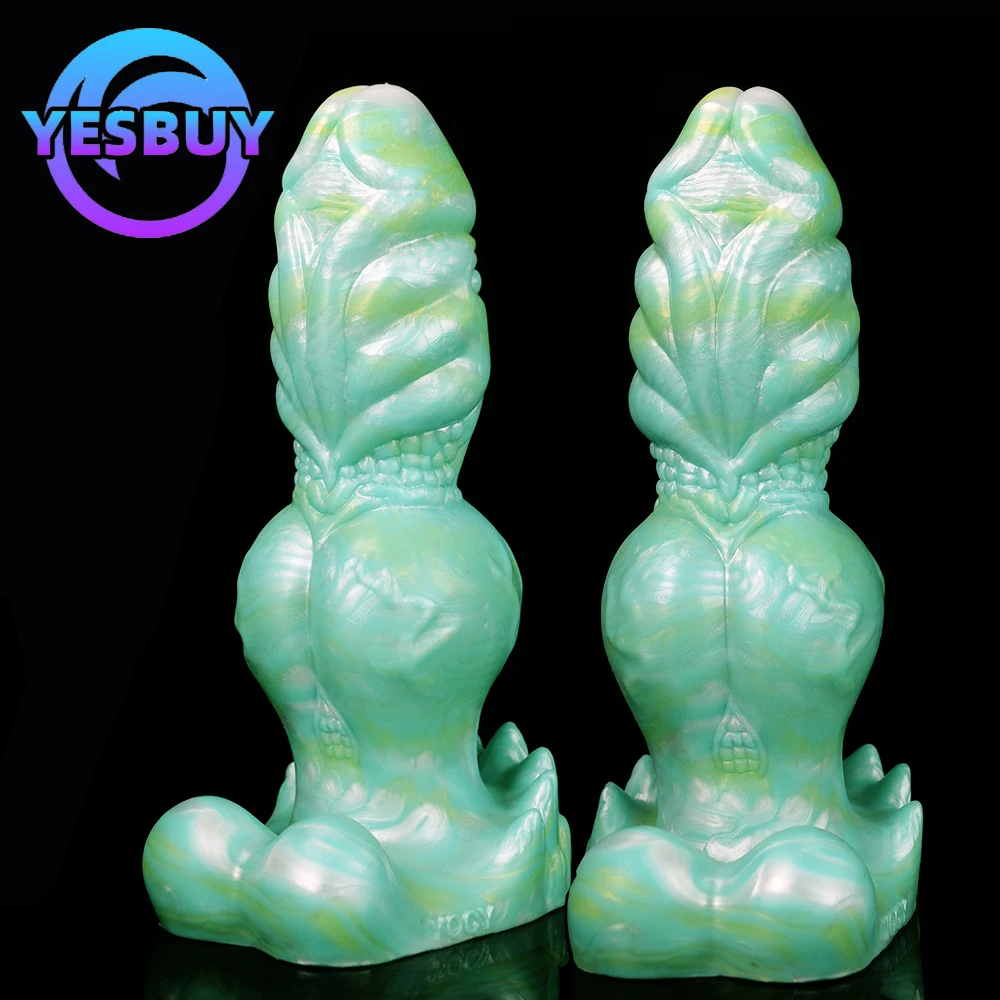 

YESBUY Fantasy Alien Wolf Dildo Silicone Butt Plug Animal Knot Penis With Suction Cup Anal Sex Toy For Female Male Masturbator