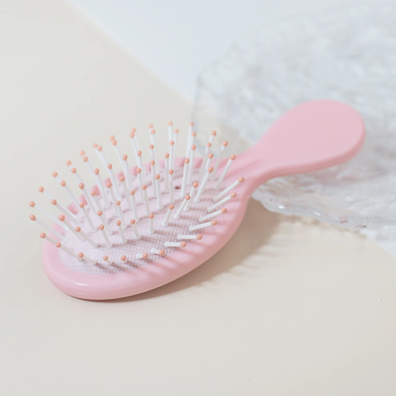 1/2pcs Mini air cushion comb , PP material cute square air cushion comb candy color massage comb