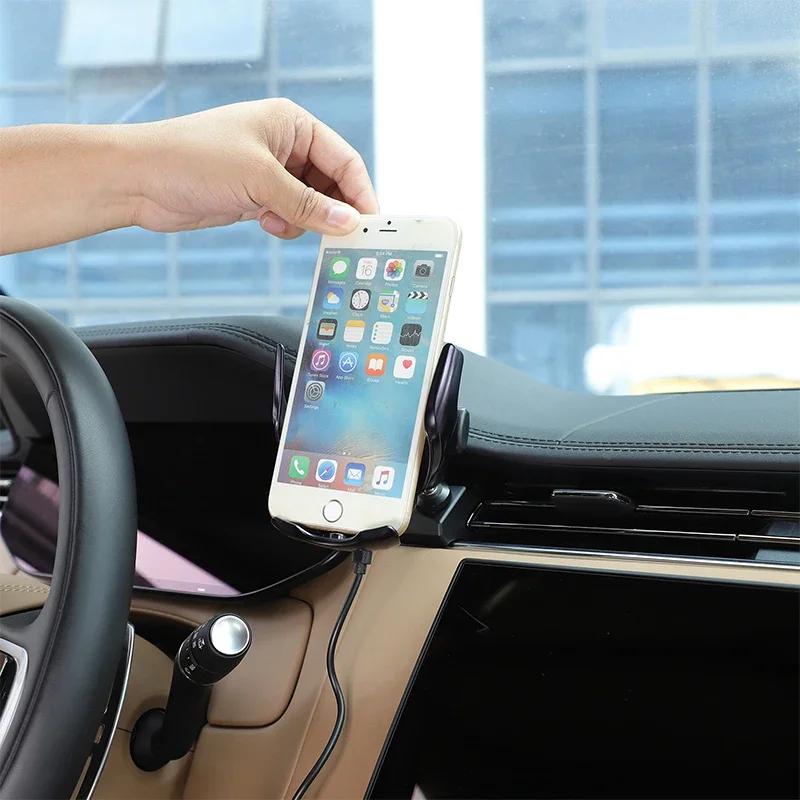 

For Land Rover Range Rover Vogue Sports 2023-2025 Car Center Console Mobile Phone Holder GPS Navigation Bracket Car Accessories